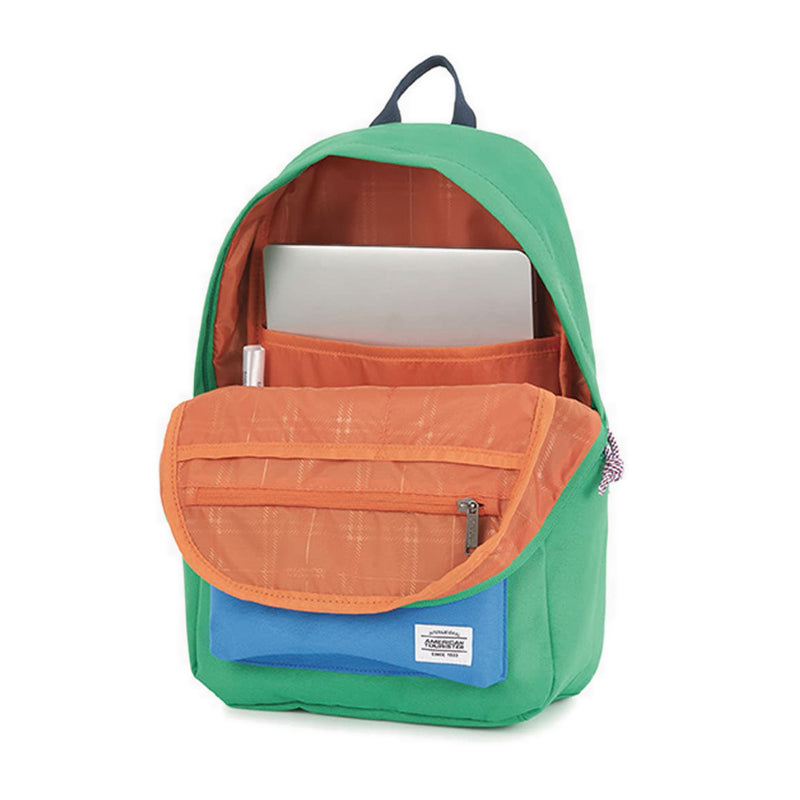 American Tourister CARTER BACKPACK 1 AS LAPTOP GREEN/BLUE