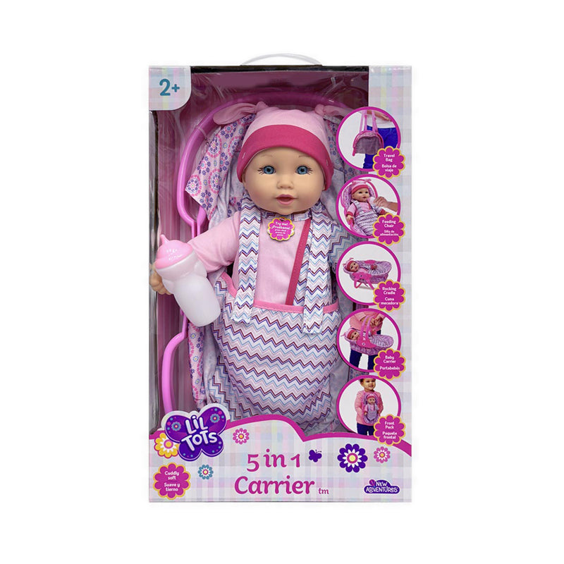 Baby Dolls 5 IN 1 CARRIER 12INCH - BD16229