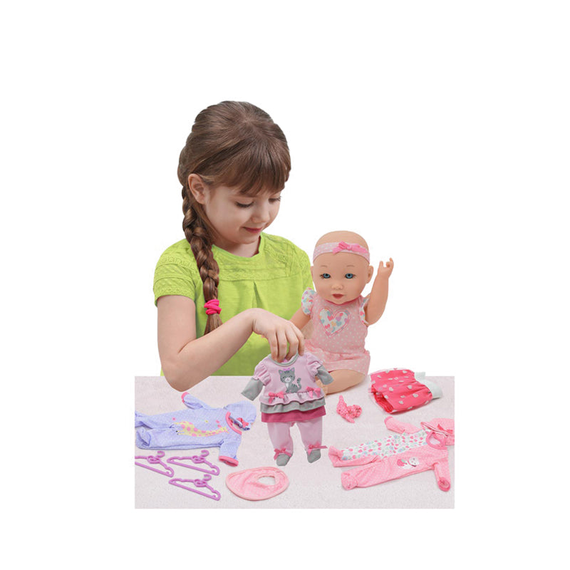 Baby Dolls Baby First Wardrobe 12 inch - BD16674
