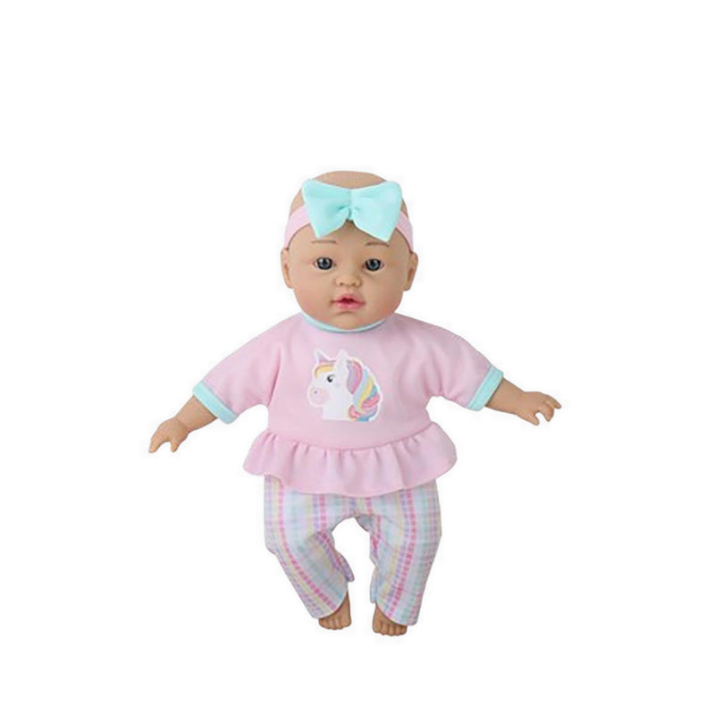 BABY DOLL 12INCH SOFT DOLL WITH CAT - BD1LF100