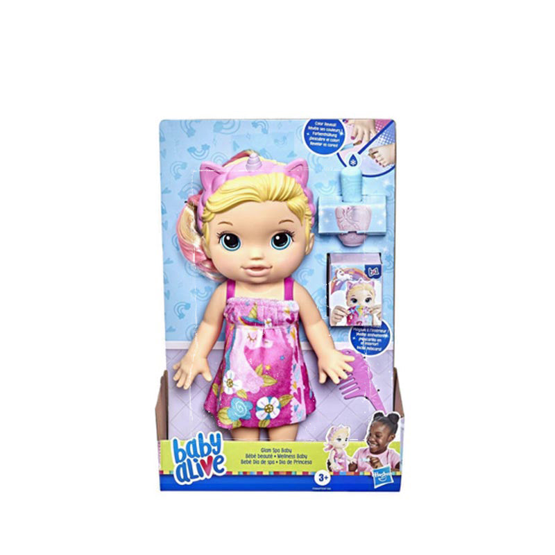 Baby Alive Glam Spa Baby Doll Unicorn - BYAF3564