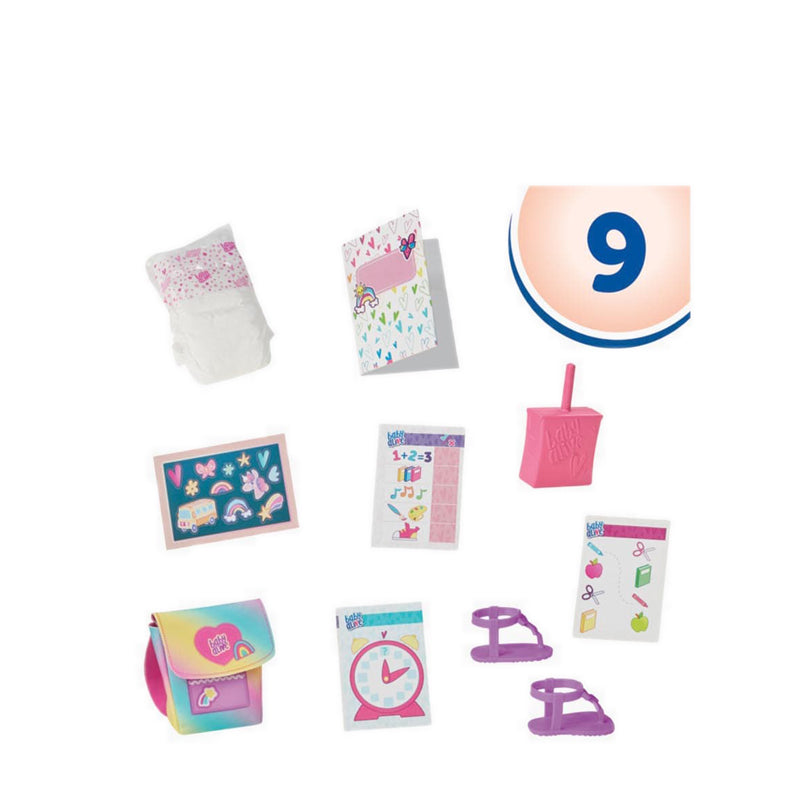 Baby Alive Time for School Baby Brown Hair - BYAF8386