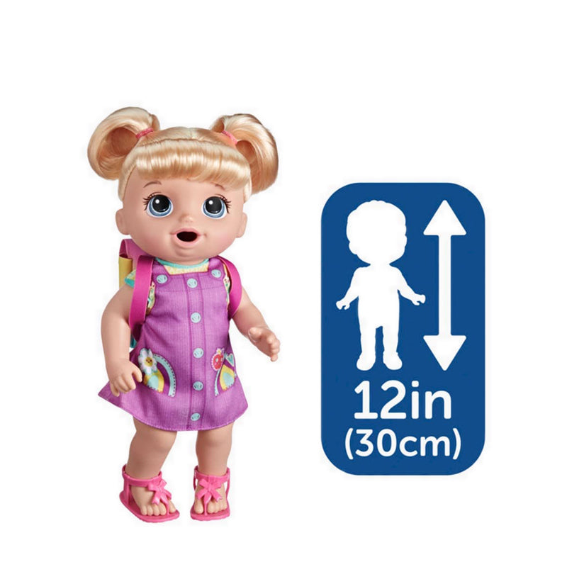 Baby Alive Time for School Baby Blonde Hair - BYAF8387