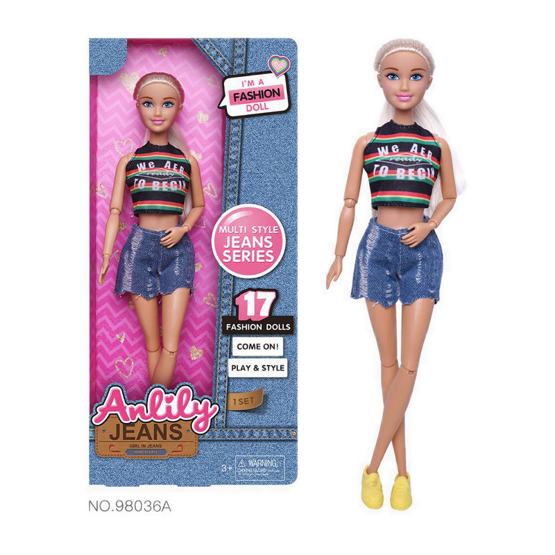 CALLIE JEANS WITH SHORT PANT - CA398036A