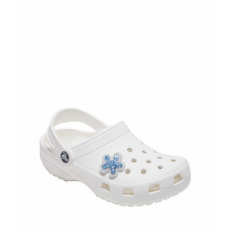 Crocs Blue Squish Filled Flower Jibbitz