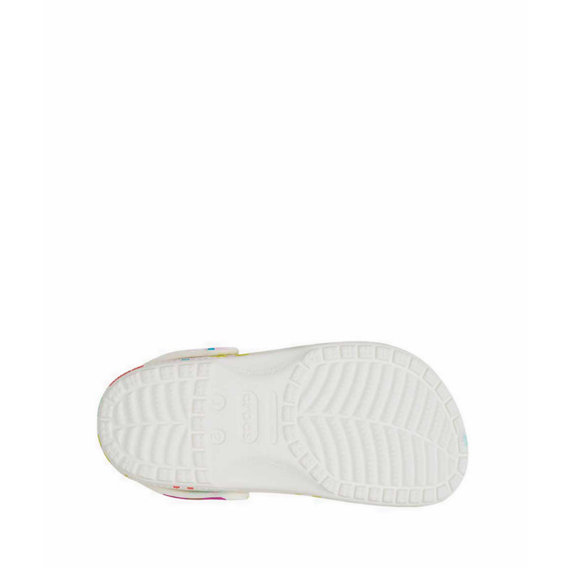Crocs Classic Crafted Daisy Kids Clog - Chalk