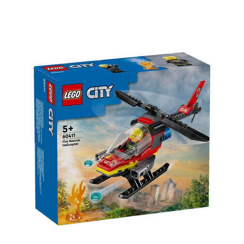 Helicopter Lego City Racer LEGO® City Fire Rescue Helicopter 60411