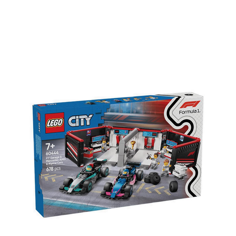 LEGO® City F1® Garage & Mercedes-AMG & Alpine Cars - 60444