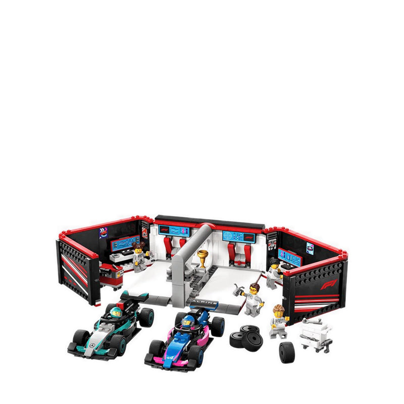 LEGO® City F1® Garage & Mercedes-AMG & Alpine Cars - 60444