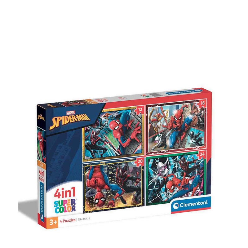 Clementoni 4In1 Puzzle Spiderman 2023 - CLB21515