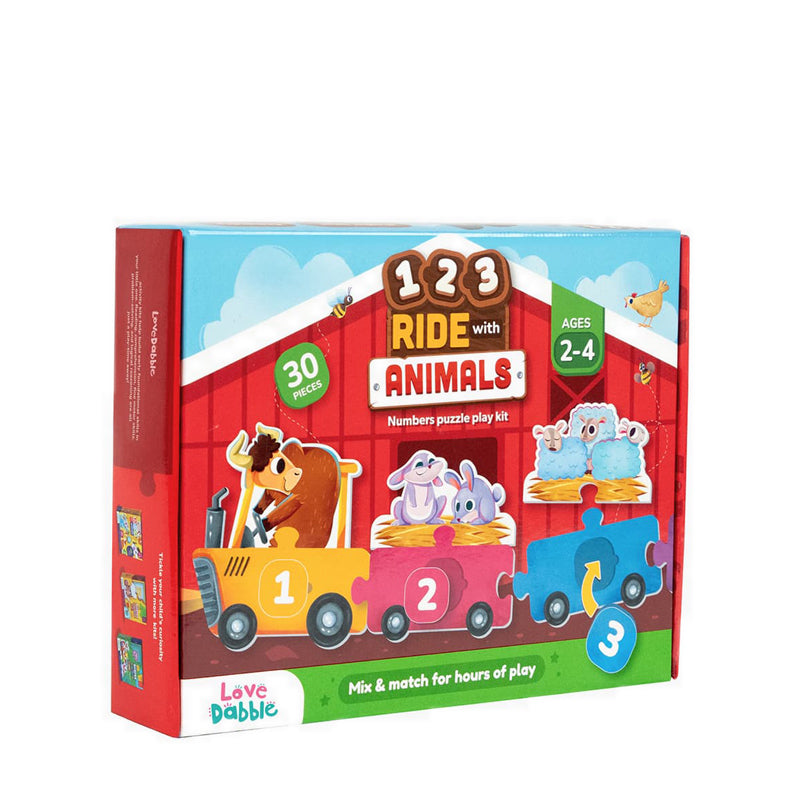 LOVEDABBLE 123 RIDE WITH ANIMALS - DABDAB0002