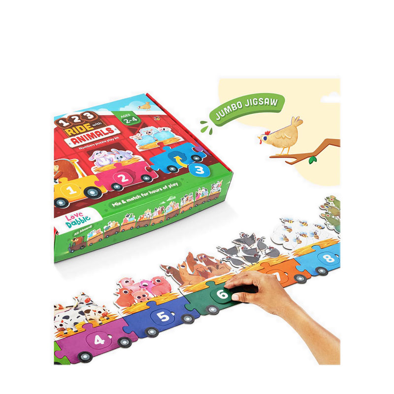 LOVEDABBLE 123 RIDE WITH ANIMALS - DABDAB0002