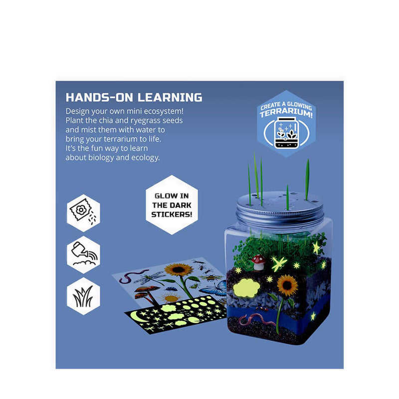 Discovery Mindblown Kids DIY Terrarium Grow Kit