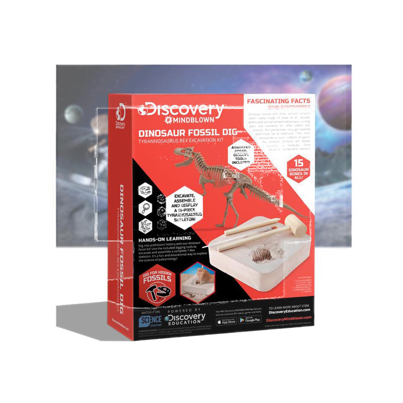 Discovery Mindblown Dinosaur Excavation Kit Skeleton 3D Puzzle - T-Rex - DCN1423004871