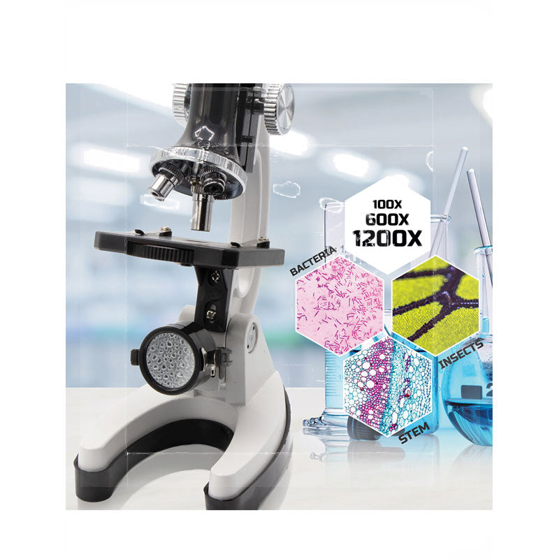 Discovery Mindblown Kids Microscope Kit 48 Pcs