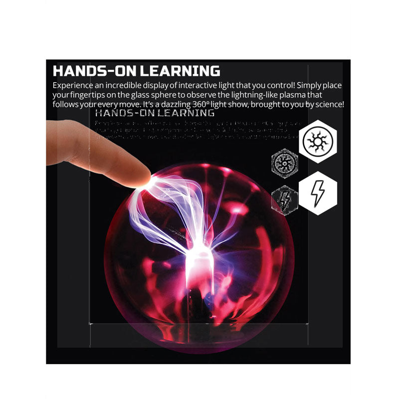 Discovery Mindblown Plasma Globe With Interactive Electricity Display