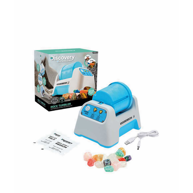 Discovery Mindblown Kids Rock Tumbler Scientific 6pc - DCN1423020880