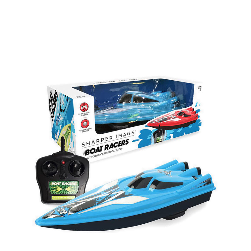 Sharper Image Toy RC Speed Boat Racers_Blue - DCP1212019561