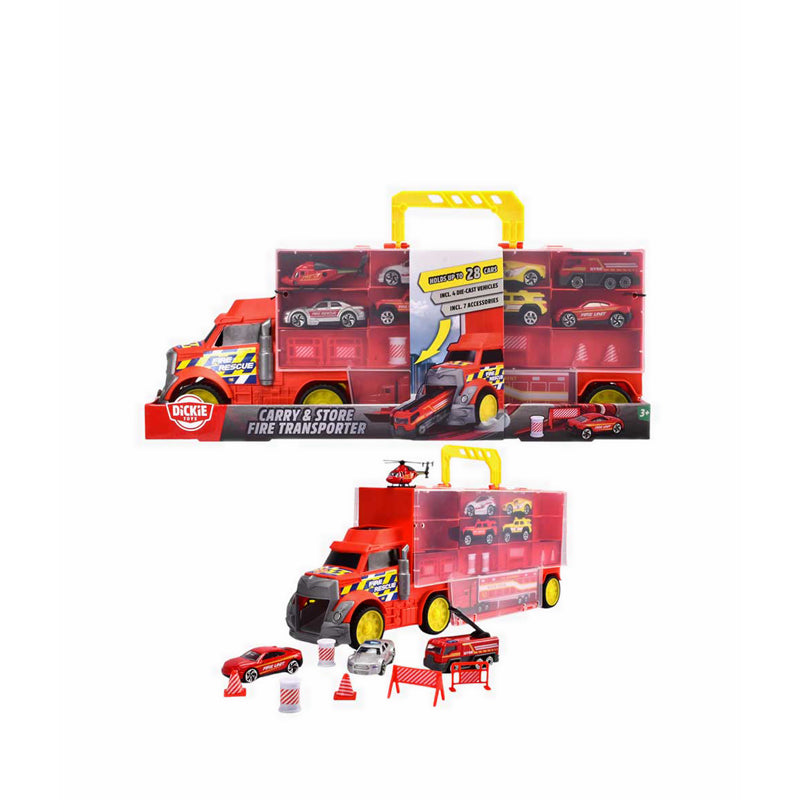 DICKIE TOYS CARRY & STORE TRANSPORTER FIRE - DIK203337005