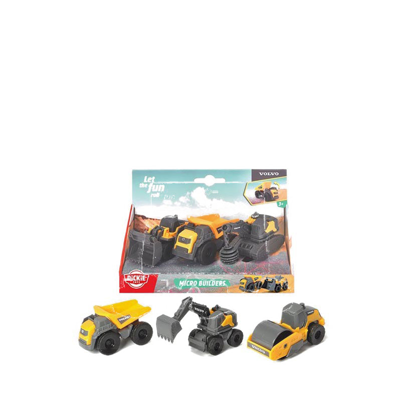 Dickie Volvo Micro Builders, 2-asst. - DIK203722009