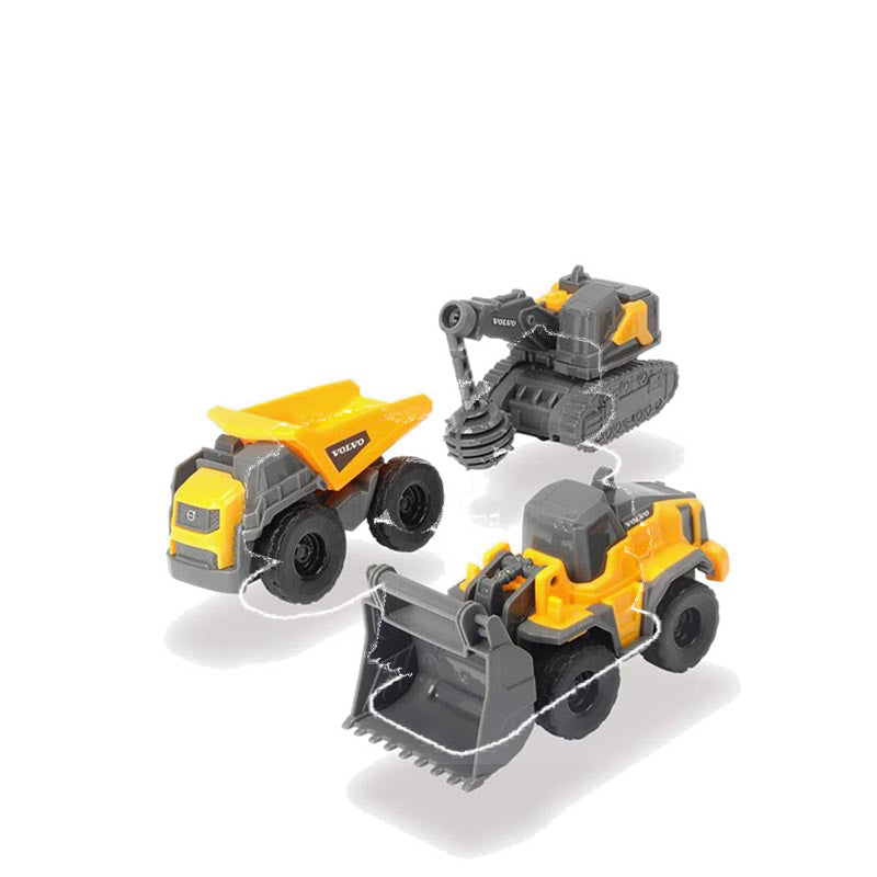 Dickie Volvo Micro Builders, 2-asst. - DIK203722009