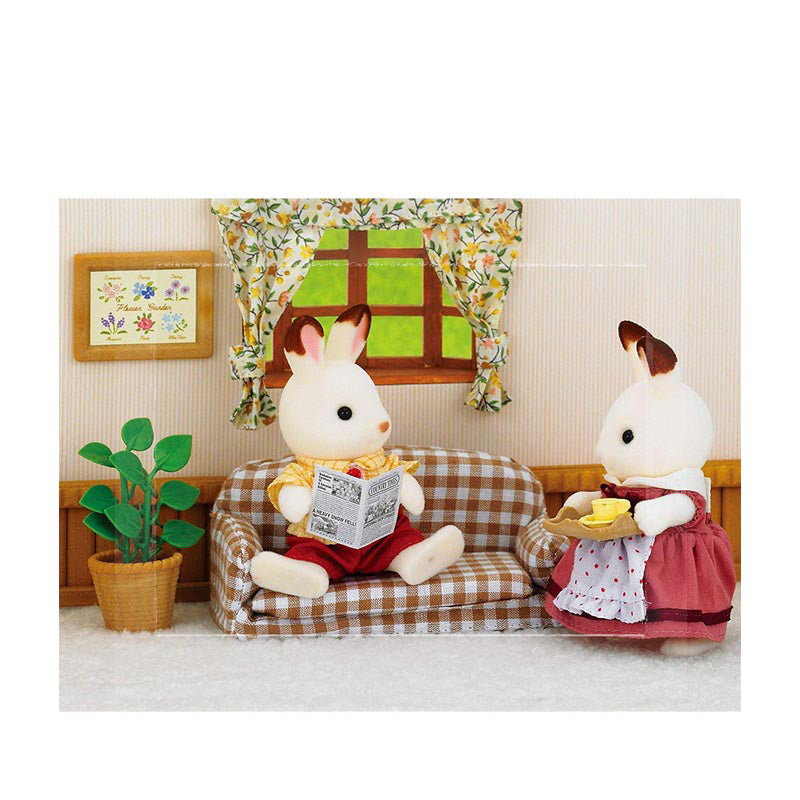 Sylvanian Families - CHOCOLATE RABBIT FATHER (SETTEE) - EPOESFE50130EBT