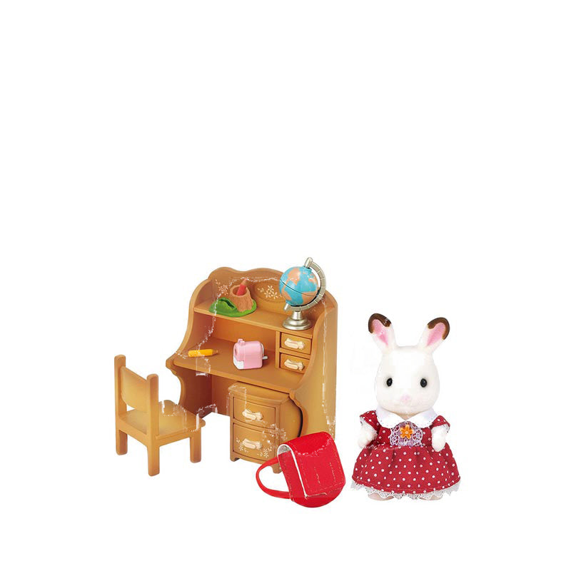 Sylvanian Families - CHOCOLATE RABBIT SISTER SET (DESK) - EPOESFE50160EBT