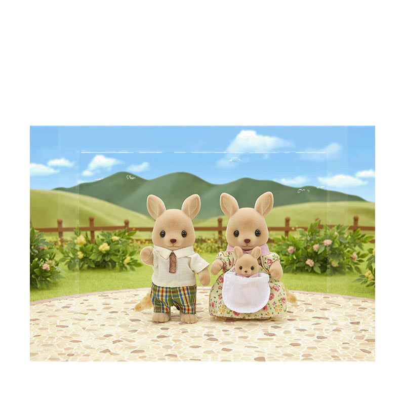 Sylvanian Families - KANGAROO FAMILY (EURO VERSION) 3 FIGURES - EPOESFF53090EBT