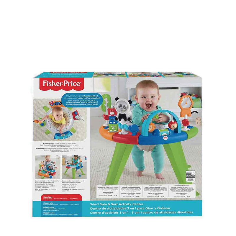 FISHER PRICE FP BG3-in-1 Spin Sort Activity Center FWY39