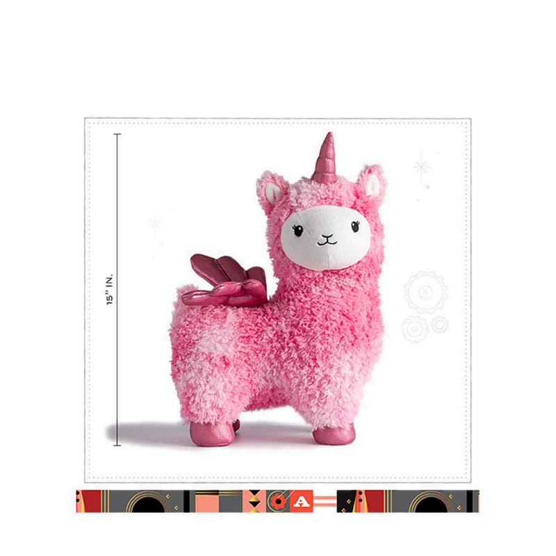 Fao Schwarz Toy Plush LED with Sound Llamacorn 15inch - FSZ1101012260