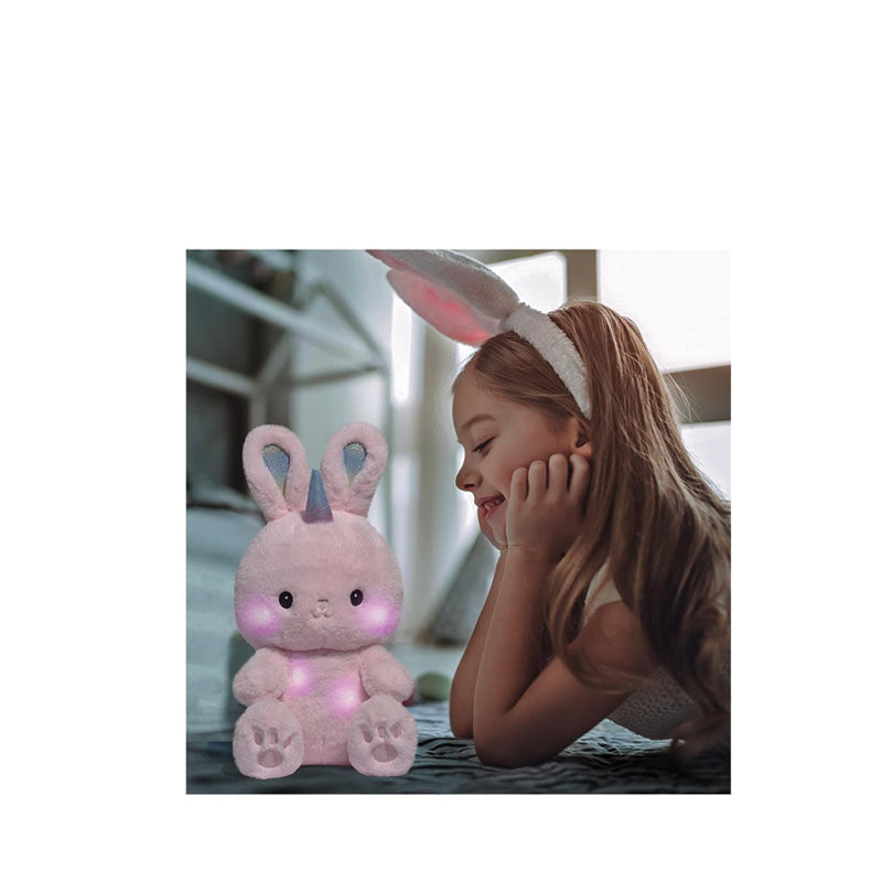 FAO Schwarz Toy Plush LED with sound Bunnycorn 15inch - FSZ1101014981