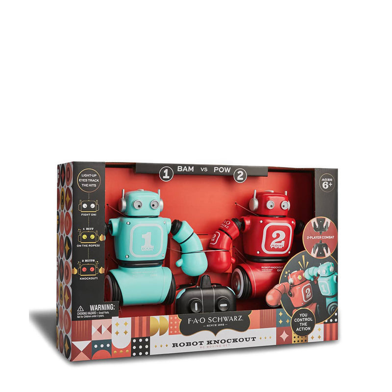 FAO Schwarz Robot Knockout Remote Control Boxing Set - FSZ1103011370