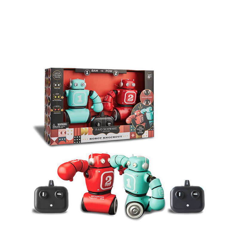 FAO Schwarz Robot Knockout Remote Control Boxing Set - FSZ1103011370