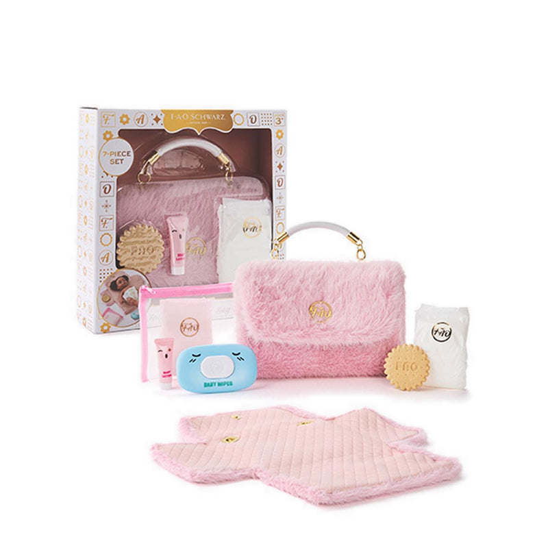 FAO Schwarz Toy Doll Accessory Diaper Bag Set - FSZ1108020571