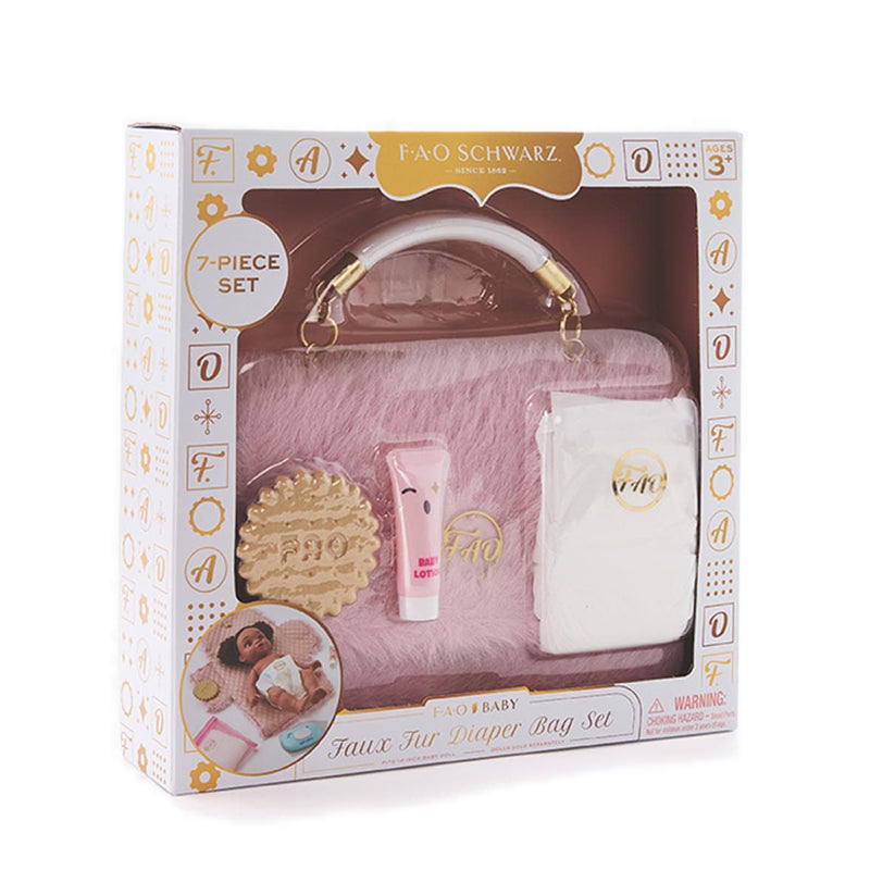 FAO Schwarz Toy Doll Accessory Diaper Bag Set - FSZ1108020571