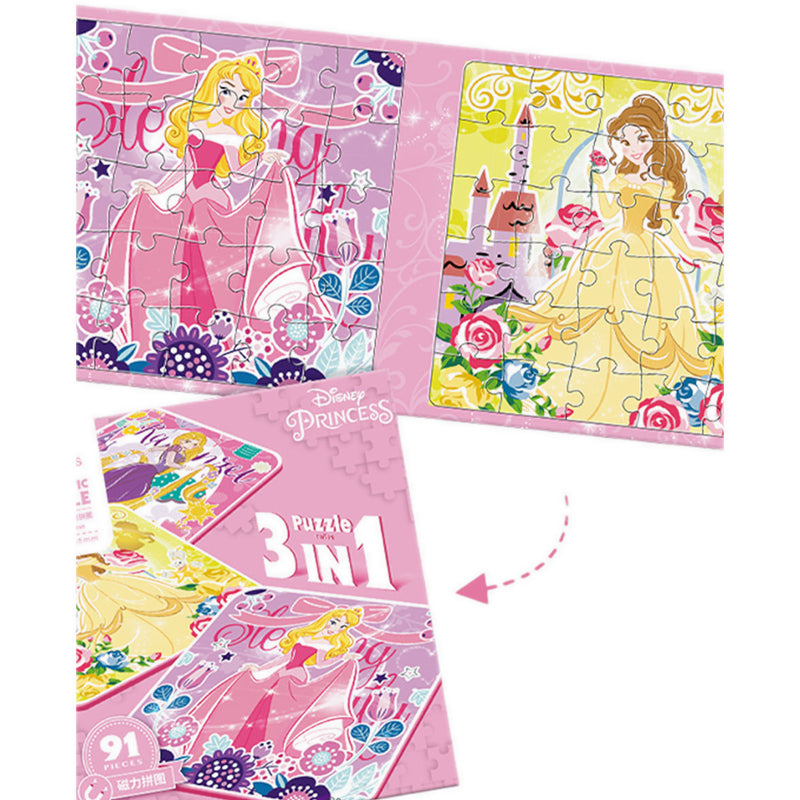 Disney Three Fold Puzzle - Disney Princess - GBU33DF0922