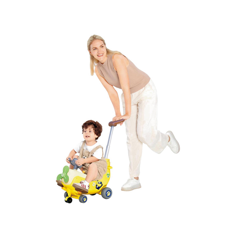 HOLA 4 IN 1 RIDE ON PUSH BANANA PLANE - HOYHE9983
