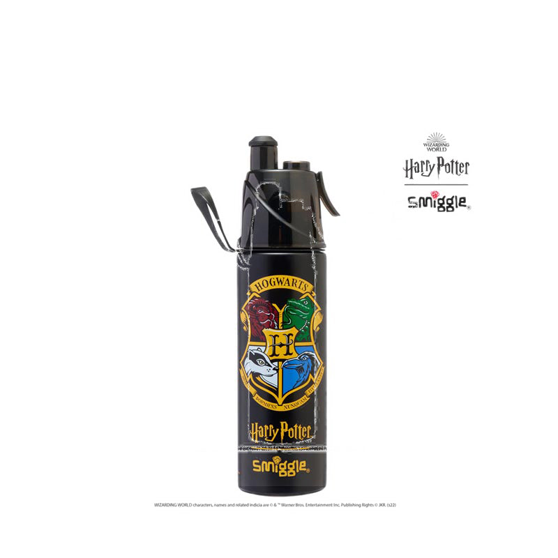 Smiggle Harry Potter Spritz Insulated Stainless Steel Drink Bottle 500Ml - IGL449839BLK