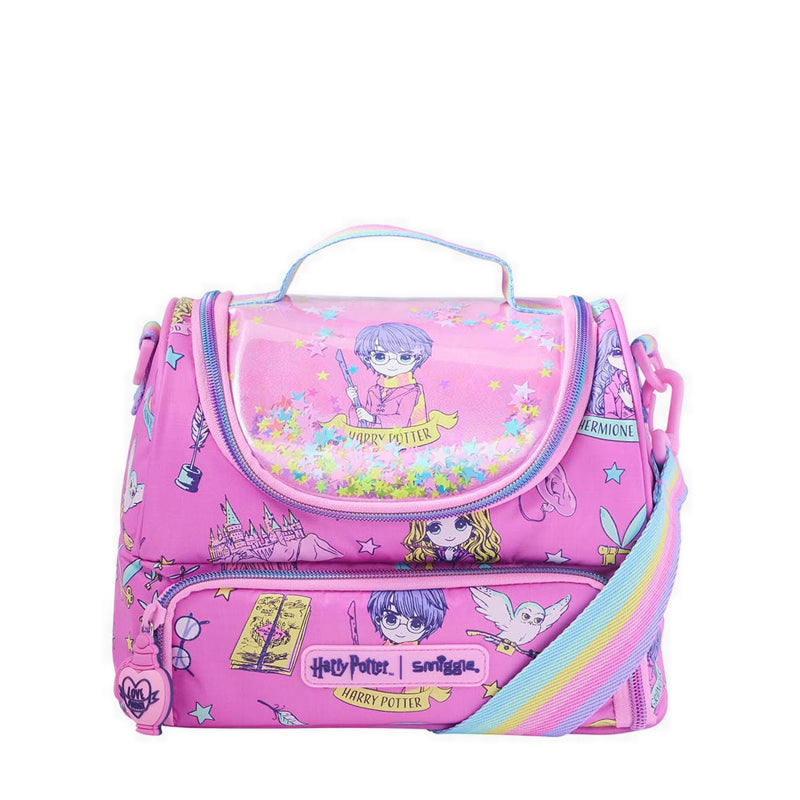 Smiggle Harry Potter Double Decker Lunchbox With Strap - IGL449840PNK