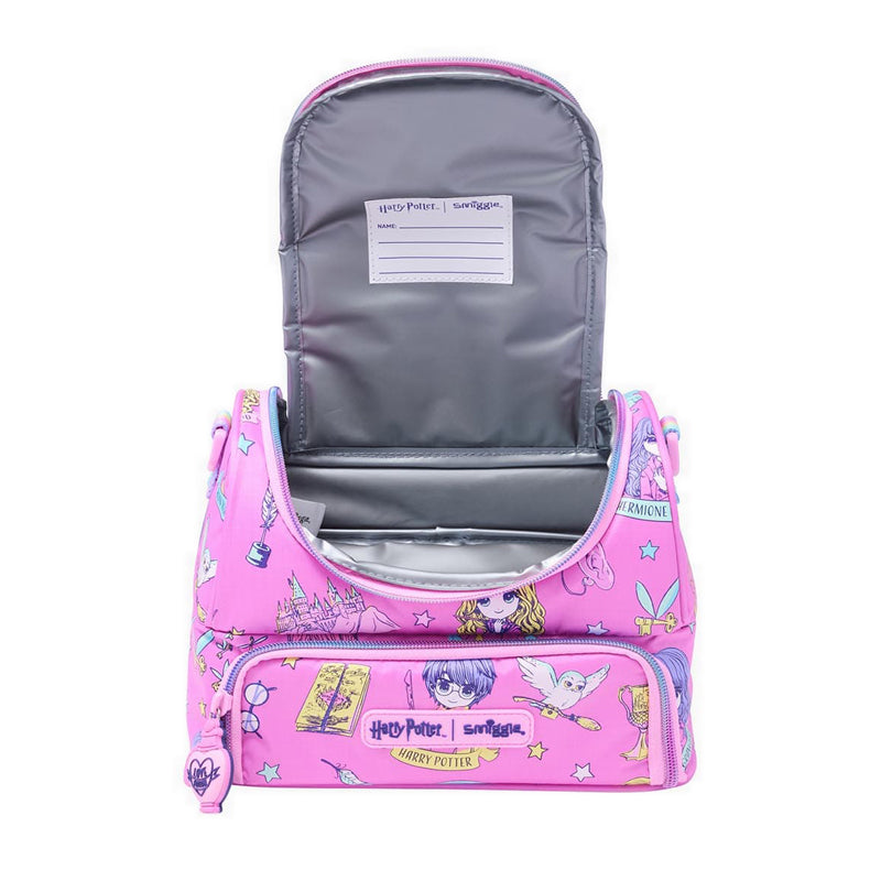Smiggle Harry Potter Double Decker Lunchbox With Strap - IGL449840PNK