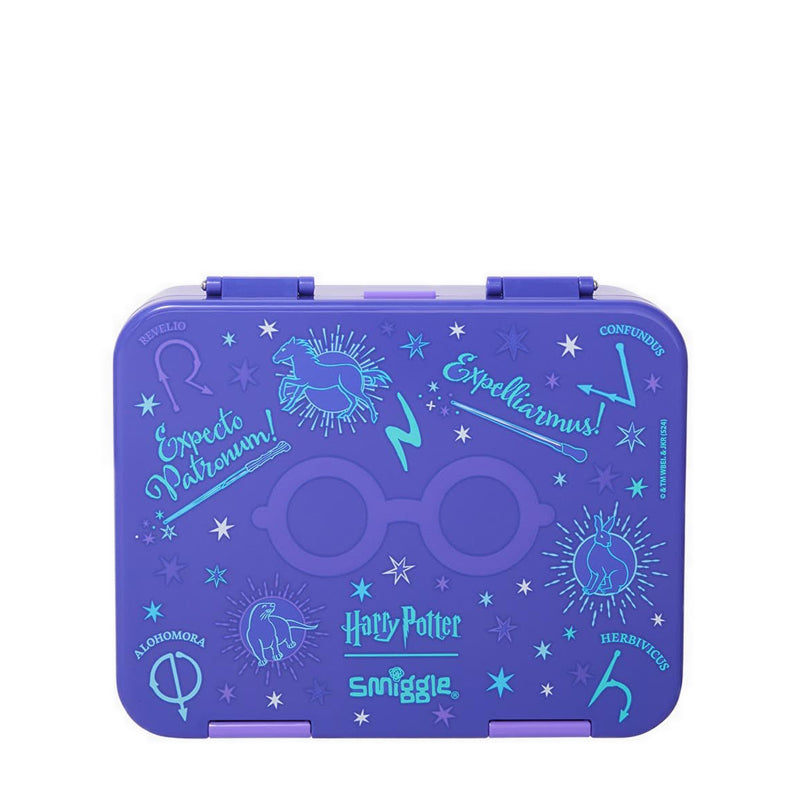 Smiggle Harry Potter Happy Large Bento Lunchbox - IGL449845PUR
