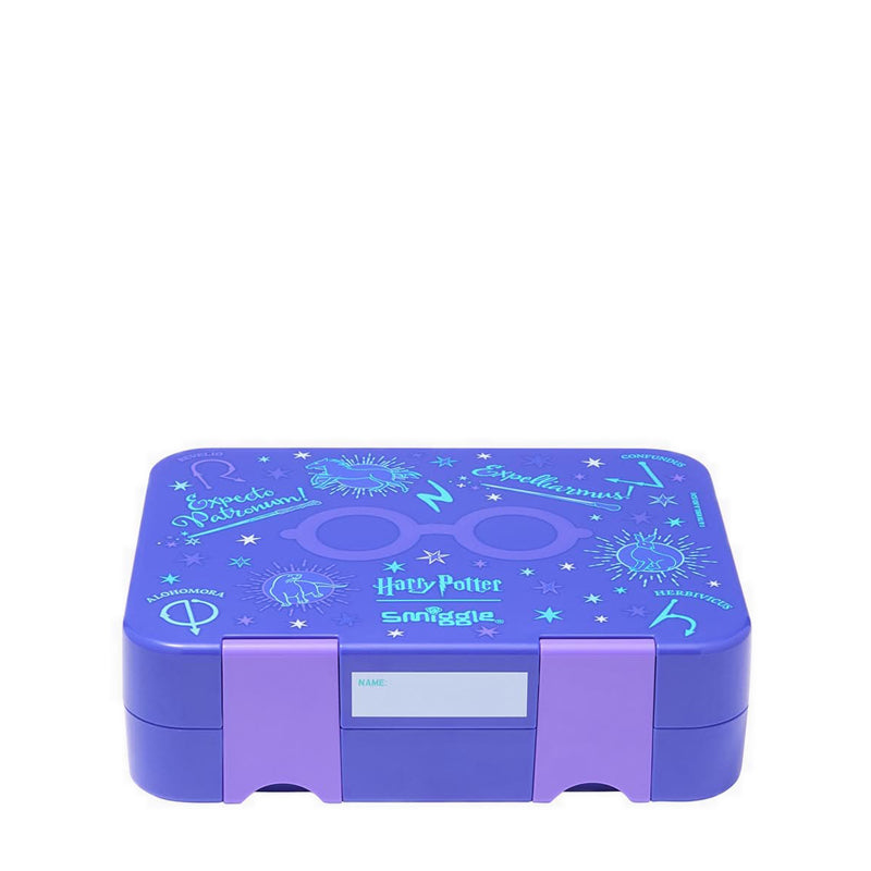 Smiggle Harry Potter Happy Large Bento Lunchbox - IGL449845PUR