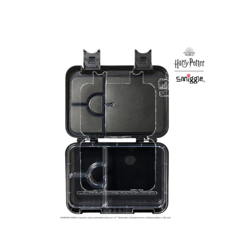Smiggle Harry Potter Happy Medium Bento Lunchbox - IGL449846BLK