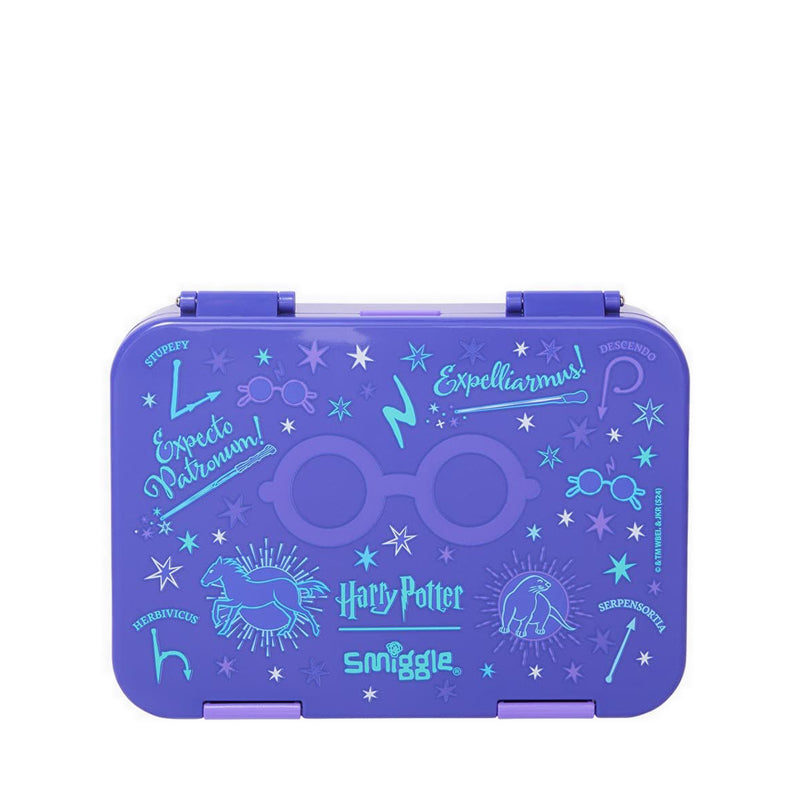 Smiggle Harry Potter Medium Happy Bento Lunchbox - IGL449846PUR