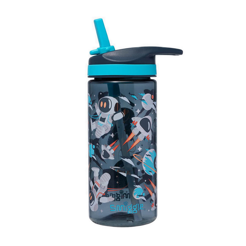 Smiggle Blast Off Junior Plastic Drink Bottle 440Ml - IGL453151GRY
