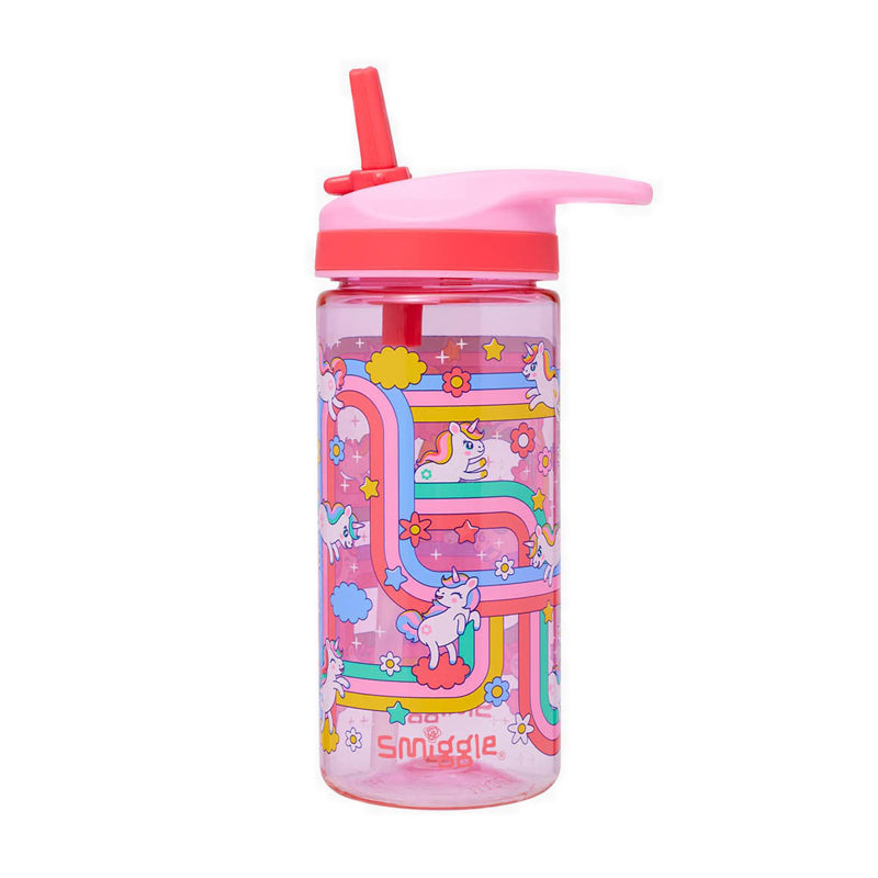 Smiggle Blast Off Junior Plastic Drink Bottle 440Ml - IGL453151PNK