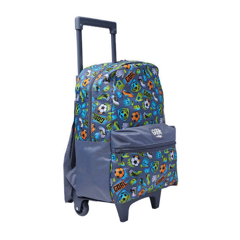 Smiggle Giggle 9 Trolley Backpack - IGL454714GRY