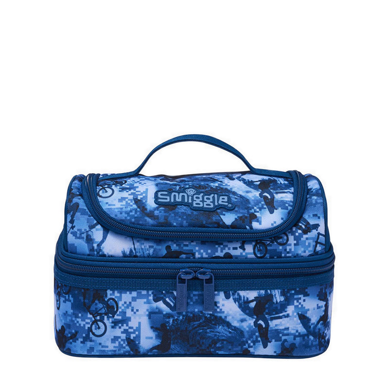 Smiggle Freestyle Double Decker Lunchbox - IGL455012NAV