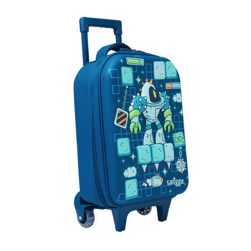 Smiggle Happy Tales Junior Hardtop Trolley Bag - IGL455129NAV