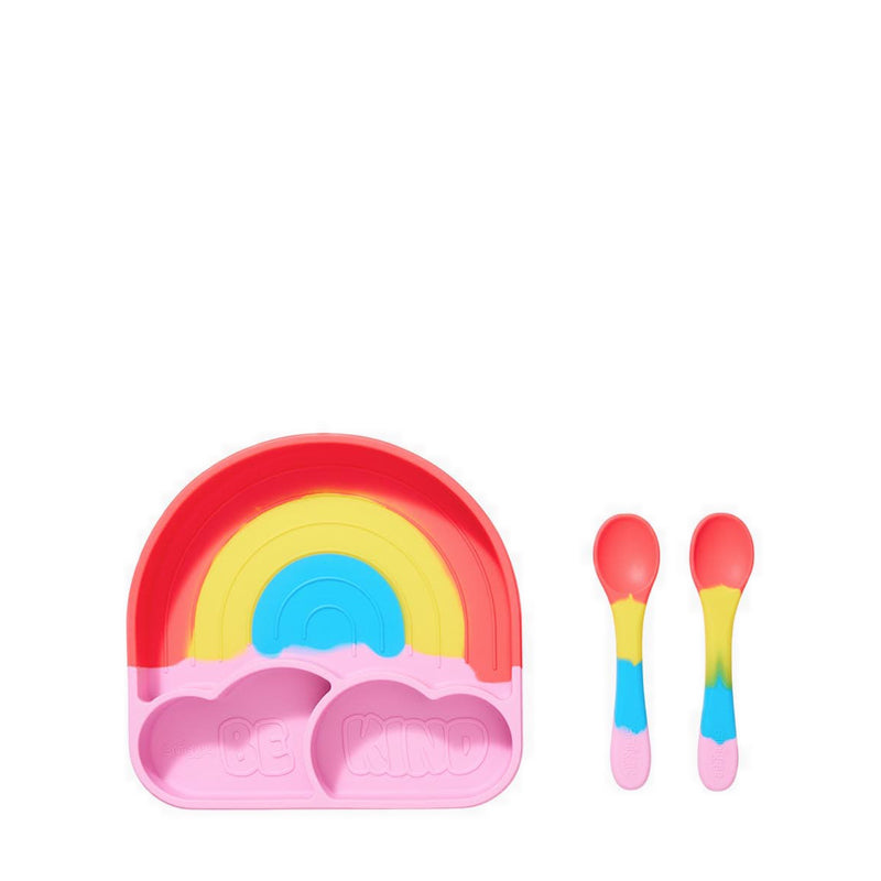 Smiggle Big Dreams Silicone Food Plate Set - IGL455262PNK